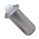 Press-Fit Spring Plungers – Stainless Steel with Delrin® Nose