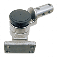 Adjustable Locking Hubs – Stainless Steel, Mounting Flange & Round End (Offset for 360° Rotation)
