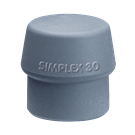 Simplex Hammers – Type B Inserts: Gray Thermoplastic (Medium Soft)