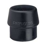 Simplex Hammers – Type C Inserts: Black Rubber (Medium Soft)