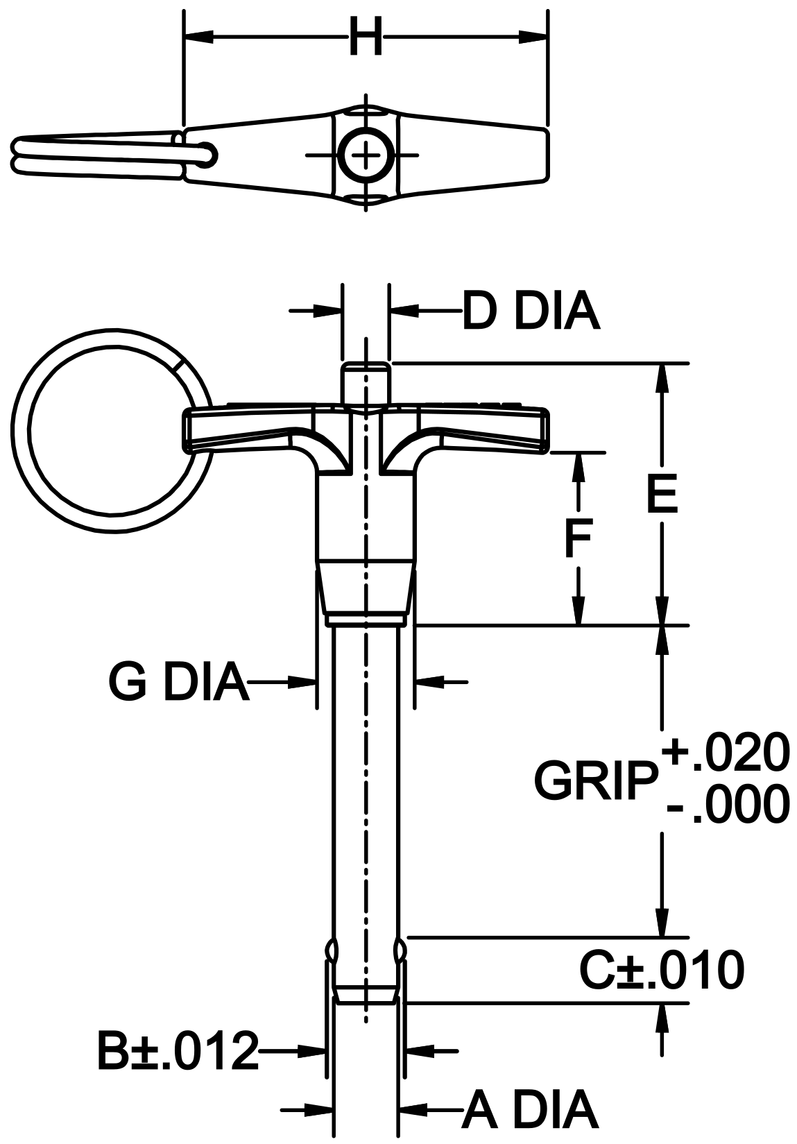 Ball Lock Pin: Button Handle - Jerico, Inc.