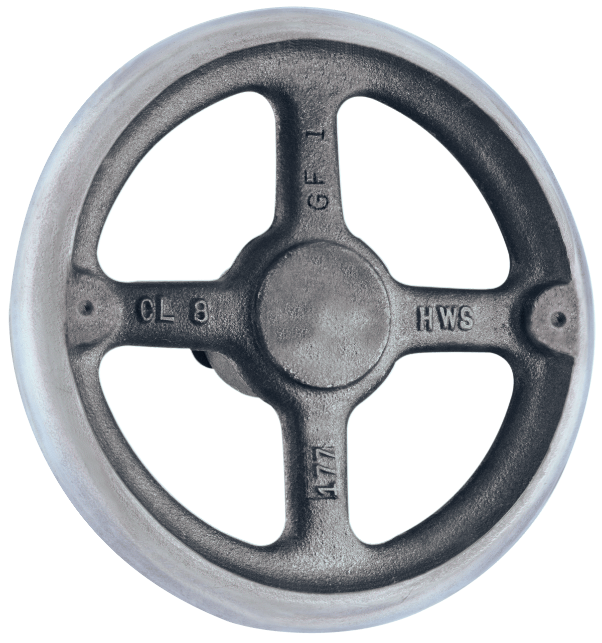 Hand Wheels StraightSpoke Rounded Design (Cast Iron or Aluminum