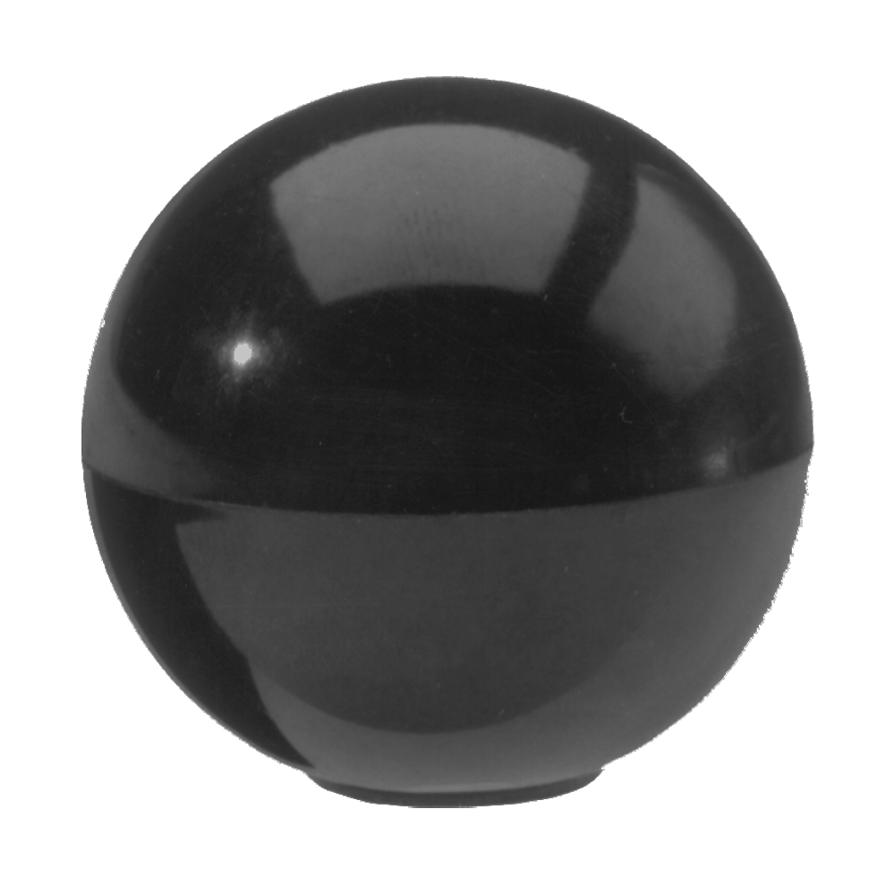 POK-10 Press-On Phenolic Ball Knob 3/4 Diameter 7/16 bore. 