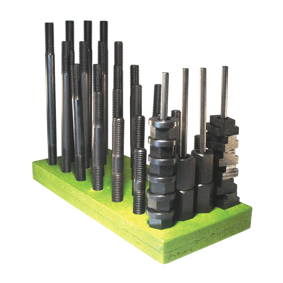 Te-Co 38 Piece T-Nut And Stud Kit - Perfect For Workshop Clamping