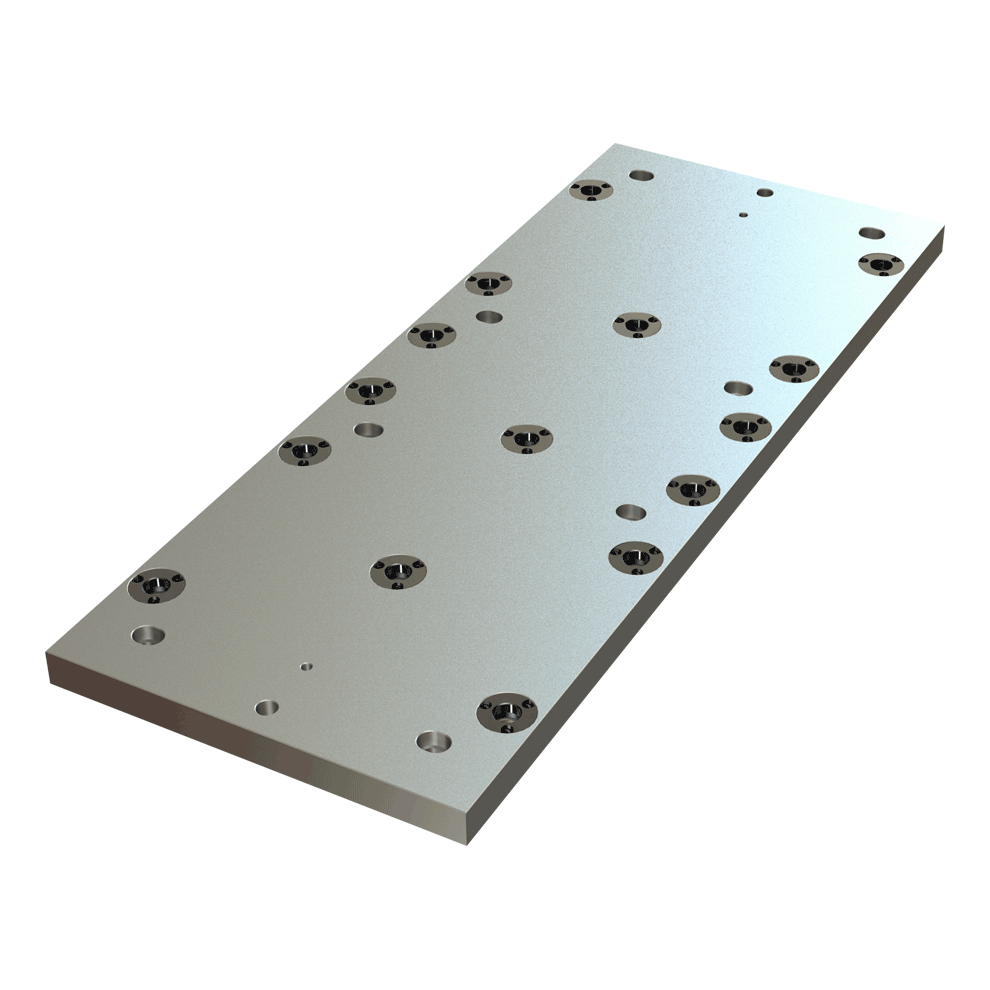 Fixture Plates Sub Plate Haas VF2 SS 151/2" X 29" 11/4" CNC billet