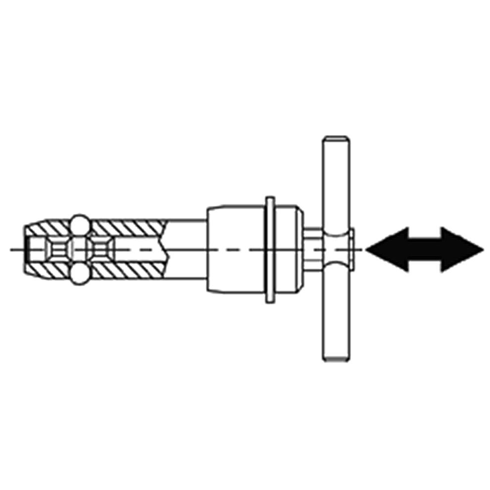 全国組立設置無料 PRECISION Avibank ボールロックピン BALL-LOK SINGLEACTING PINS B HAN  t0.6インチ用 BLC6BA06S