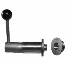 Flange-mount version of index plunger