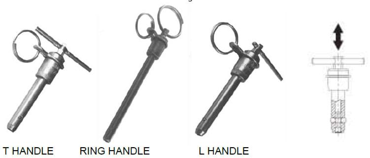 Double-acting Ball Lock Pins