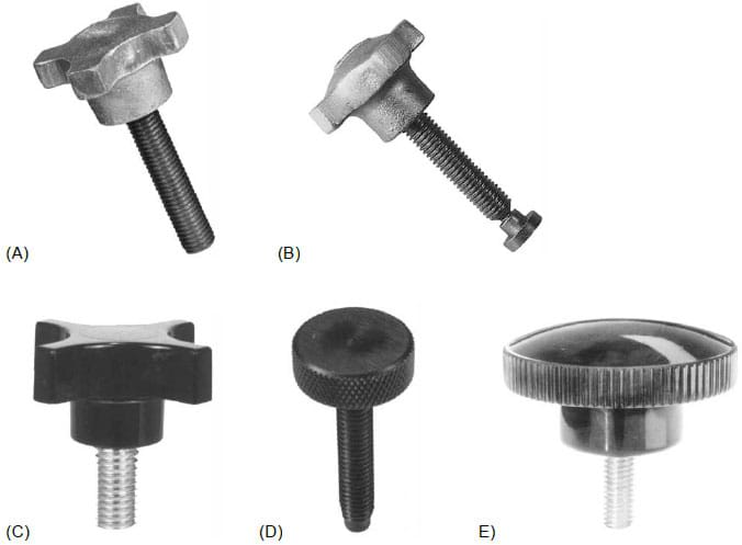 Hand knobs with studs