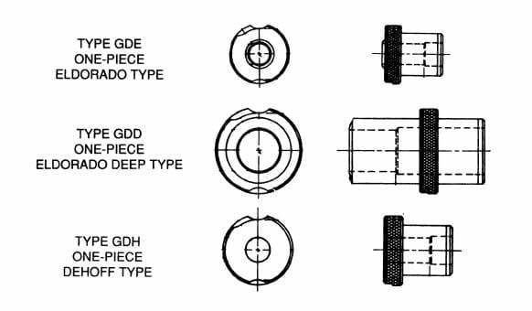 Gun-drill bushings are specially designed for gun-drilling machines (deep-hole drilling)